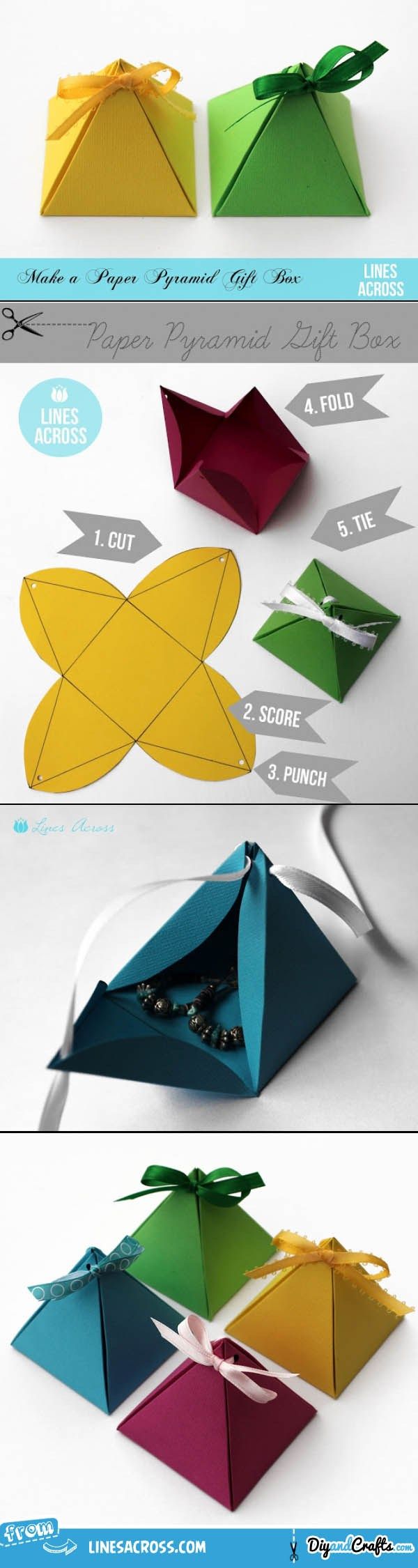 Emballage cadeau origami - Tuto Paquet Cadeau